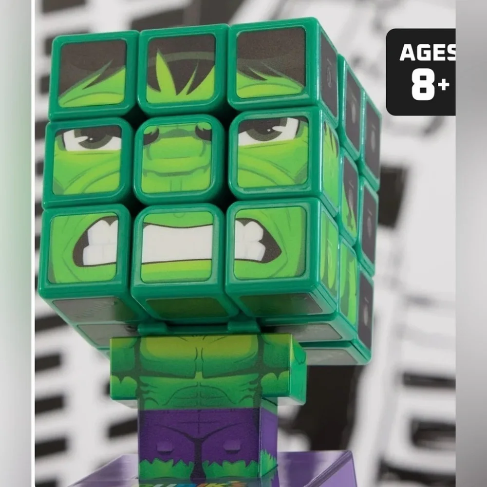 Rubik’s Cube Hulk Cuber Brain Teaser Fidget Toy Ages 8+